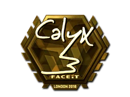 Aufkleber | Calyx (Gold) | London 2018