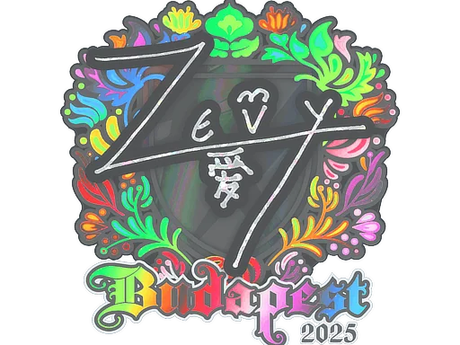 印花 | zevy（全息）| 2025年布达佩斯锦标赛