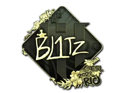 Aufkleber | bLitz (Gold) | Rio 2022