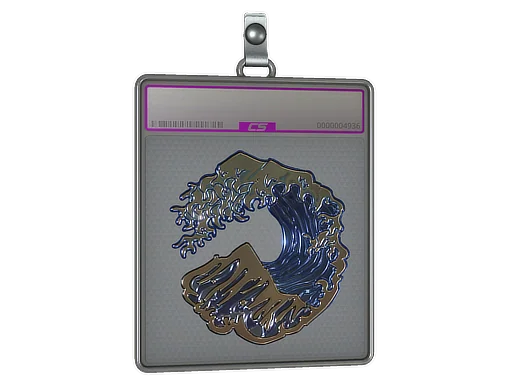 Klistermärkesfodral | Great Wave (folie)