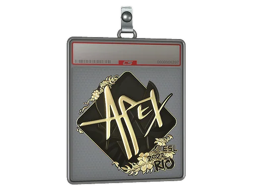 印花板 | apEX（金色）| 2022年里约热内卢锦标赛