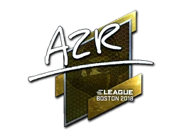 Naklejka | AZR (foliowana) | Boston 2018