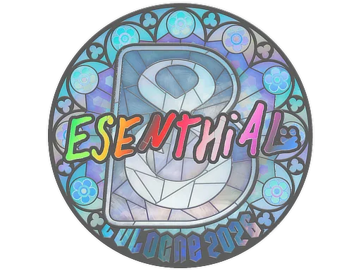 Aufkleber | esenthial (Holo) | Köln 2026