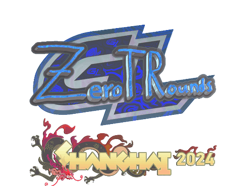 Pegatina | ztr (holográfica) | Shanghái 2024