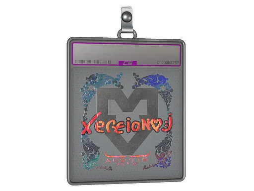 Placa de pegatinas | xertioN (holográfica) | Austin 2025