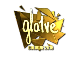 Klistermärke | gla1ve (Guld) | Cologne 2016