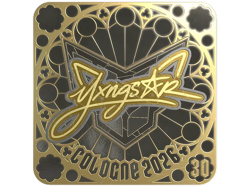 印花 | yxngstxr (金色，排名) | 2026年科隆锦标赛
