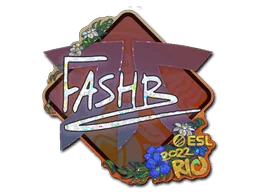 Pegatina | FASHR (purpurina) | Río 2022