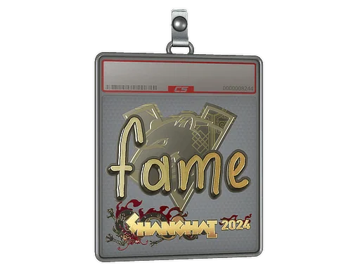 Aufkleberhülle | fame (Gold) | Shanghai 2024