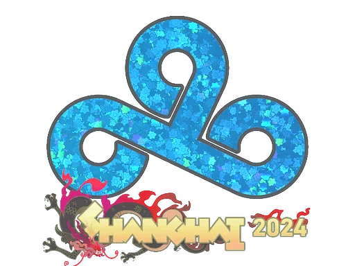 Naklejka | Cloud9 (brokatowa) | Szanghaj 2024