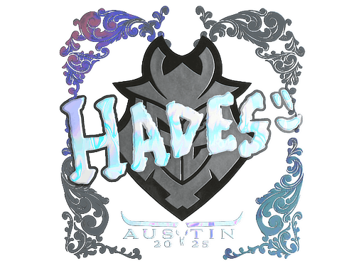 Klistermärke | hades (holo) | Austin 2025