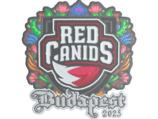 Klistermärke | RED Canids (broderi) | Budapest 2025