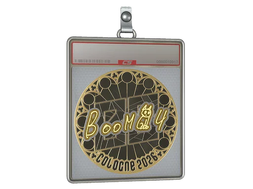 Placa de pegatinas | Boombl4 (dorada) | Colonia 2026