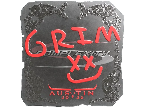 Pegatina | Grim (reflectante) | Austin 2025