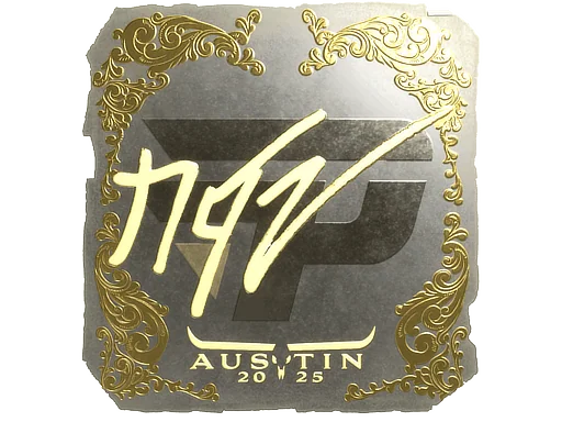 Naklejka | NQZ (złota) | Austin 2025