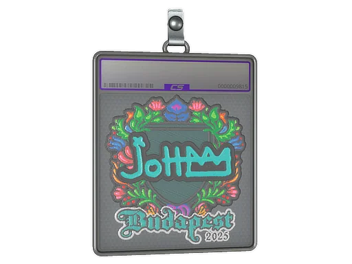 Placa de Adesivo | jottAAA (Bordado) | Budapeste 2025