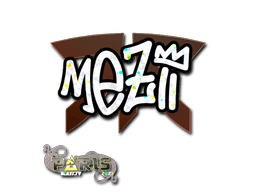 Klistermärke | mezii (glitter) | Paris 2023