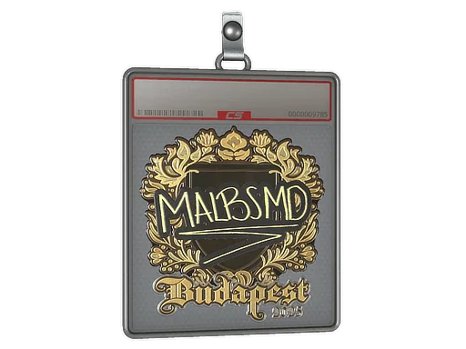 Placa de Adesivo | malbsMd (Dourado) | Budapeste 2025