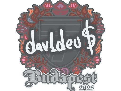 Adesivo | dav1deuS | Budapeste 2025