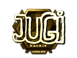 Aufkleber | JUGi (Gold) | London 2018