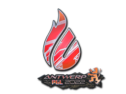 Pegatina | Copenhagen Flames (holográfica) | Amberes 2022