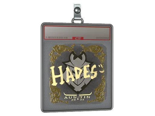 Placa de Adesivo | hades (Dourado) | Austin 2025