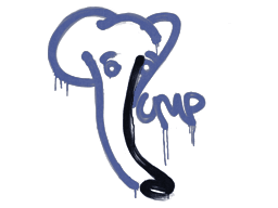 Grafite Lacrado | UMP-45 (Coice) (Azul SWAT)