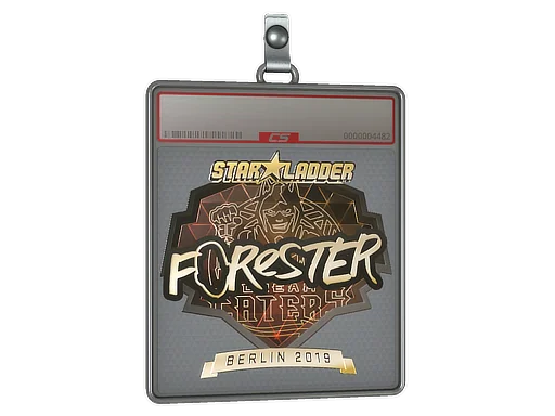Placa de Adesivo | Forester (Dourado) | Berlim 2019