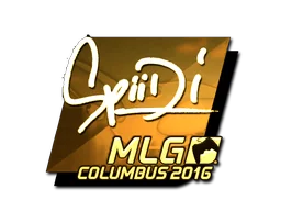 Sticker | Spiidi (Gold) | MLG Columbus 2016
