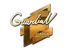 Klistermärke | GuardiaN (Guld) | Boston 2018