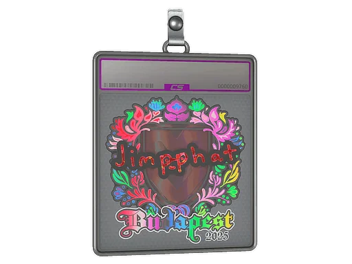 Placa de Adesivo | Jimpphat (Holográfico) | Budapeste 2025