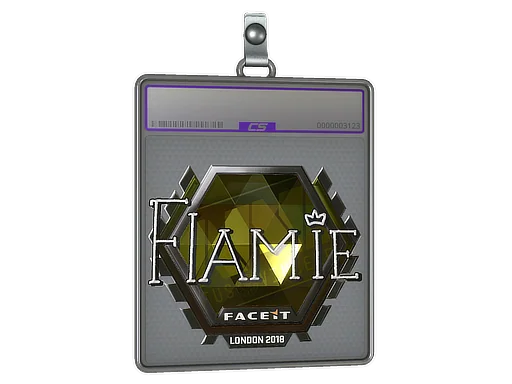 Placa de Adesivo | flamie (Brilhante) | Londres 2018