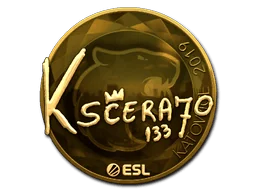 Adesivo | KSCERATO (Dourado) | Katowice 2019