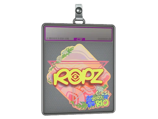 Sticker Slab | ropz (Holo) | Rio 2022