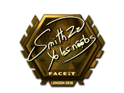 Klistermärke | SmithZz (Guld) | London 2018
