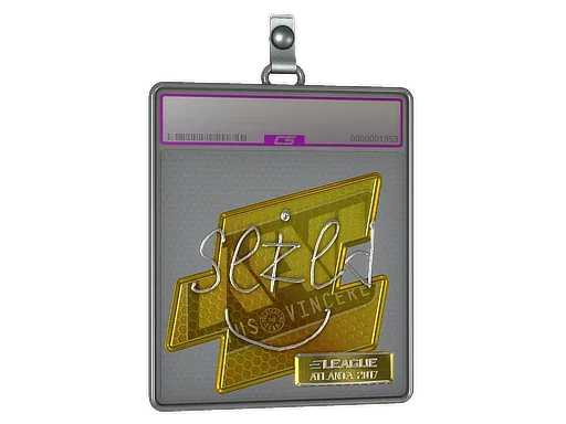 Placa de Adesivo | seized (Brilhante) | Atlanta 2017