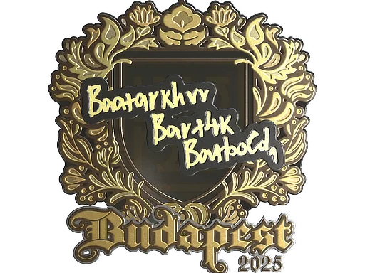 印花 | Bart4k（金色）| 2025年布达佩斯锦标赛