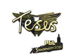Aufkleber | TeSeS (Gold) | Stockholm 2021
