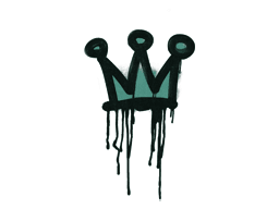 Sealed Graffiti | Little Crown (Frog Green)