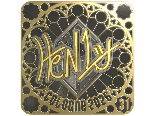 印花 | HEN1 (金色，排名) | 2026年科隆锦标赛