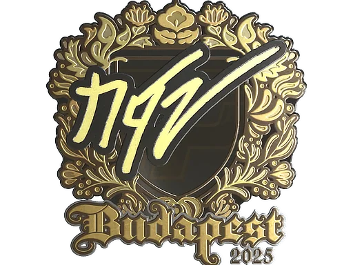 Adesivo | NQZ (Dourado) | Budapeste 2025