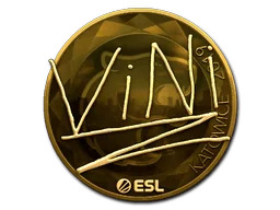 Aufkleber | VINI (Gold) | Kattowitz 2019