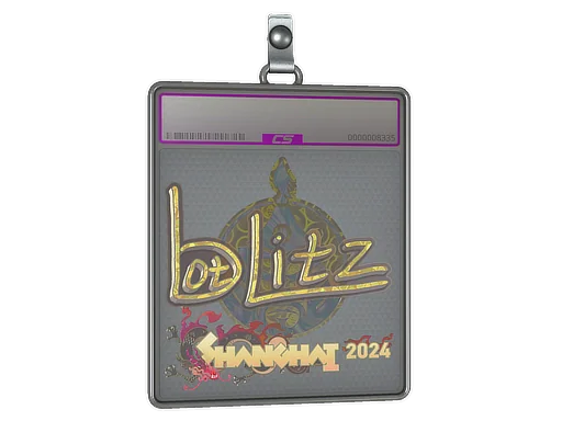 Placa de Adesivo | bLitz (Holográfico) | Xangai 2024