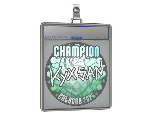 Placa de pegatinas | kyxsan (campeón) | Colonia 2026