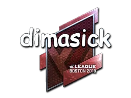Naklejka | dimasick (foliowana) | Boston 2018