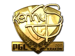 Pegatina | kennyS (dorada) | Cracovia 2017