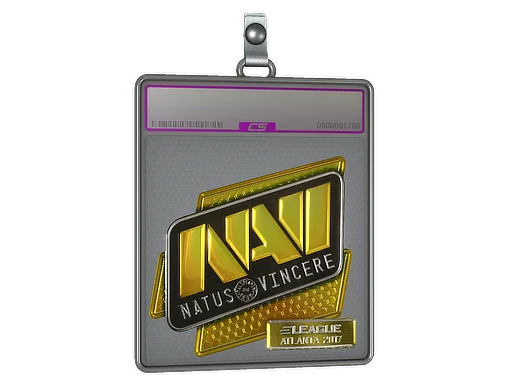 Placa de pegatinas | Natus Vincere (reflectante) | Atlanta 2017