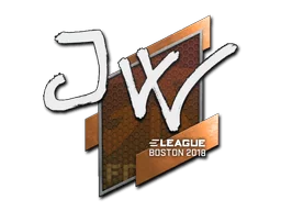 Klistermärke | JW | Boston 2018