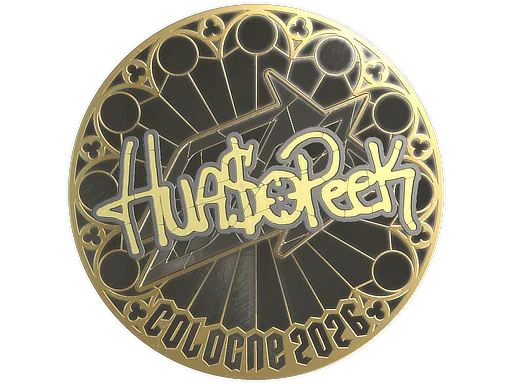 Naklejka | HUASOPEEK (złota) | Kolonia 2026