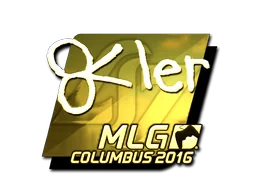 Klistermärke | reltuC (Guld) | MLG Columbus 2016